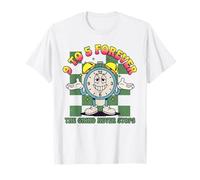 9 à 5 Horloge Top Funny Work Grind Retro Groovy Style Tee T-Shirt