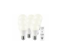 Luminea 9 ampoules LED E27 - 11 W - 1050 lm - Blanc chaud