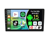9" Android 15 Autoradio GPS Navigation Précise Cartes Europe Hors Ligne pour Fiat 500L 2012-2017, Double DIN 8 Core 4+64G CarPlay sans Fil BT5.0 WiFi(S-4(4G+64G))