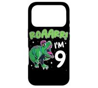 9. Anniversaire Roaarr J'Ai 9 Ans, Anniversaire d'un Dinosaure Coque pour iPhone 17 Pro