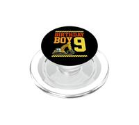 9 Ans Anniversaire garçon Construction Camion Bulldozer thème PopSockets PopGrip pour MagSafe