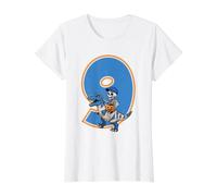 9 Ans DINOSAURIER Halloween DINOSAURIER 9 Ans T-Shirt Graphique avec Valeur, Femme, Blanc, L