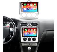 9" Autoradio 2 Din pour Ford Focus MK2 MK II 2004-2011 avec Carplay Android Auto sans Fil, 2+32 Go Android 13 Écran Tactile Autoradio Multimédia Bluetooth WiFi FM/RDS Radio GPS Navi Caméra de Recul