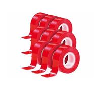 AGT 9 bandes adhésives double-face "Power Zip" - 19 mm x 1,5 m