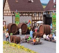 9 barriques (foudres) à vin 2 tailles -HO-1/87-VOLLMER 45246