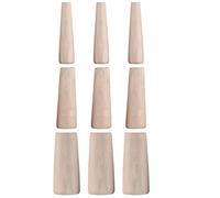 9 bouchons en bois pour l’urgence, bouchon de sécurité maritime pour bateau, yacht, voile et pêche, remplisseur de trous en bois tendre en forme de cône qui se dilate lorsqu’il est