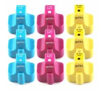 Go Inks 3 C/M/Y Ensemble de 3 Cartouches d'encre à remplacer HP 363 Compatible/Non-OEM pour HP Photosmart Imprimantes (9 Encres)