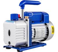 9 Cfm 1HP Pompe à vide rotative à 2 étages Manomètre à réfrigérant Outils Climatisation Pompe multifonctions