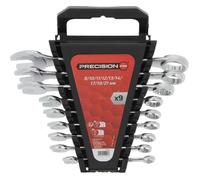 PRECISION STEEL 9 clés Mixtes 8 à 19mm