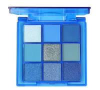 9 Couleurs Brillant Mat Bleu Palette Yeux de Fards à Paupière Imperméable