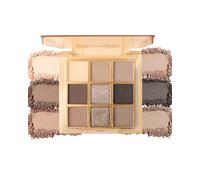9 Couleurs Fards à Paupières Palette, Brun Paillette & Mat Longue Durée | Ombre a Paupiere Waterproof Highly Pigmented, Texture Fine Facile à Estomper Fards à Paupières, Palette Maquillage Yeux