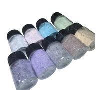 9 Couleurs Holographiques Paillettes Poudre Étoiles Lune Paillettes Fines Nail Art Décoration Accessoires Peinture Et Décoration Résine Époxy Décoration Moulage Fournitures