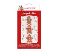 9 décorations en sucre - Bonhomme pain d'épices Scrapcooking