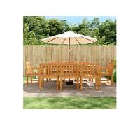 Vidaxl Ensemble De Salle À Manger De Jardin 9 Pcs Bois D'acacia Solide