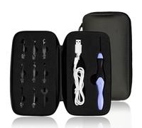 9 en 1 LED crochet crochet ensemble, 9 têtes interchangeables allument des aiguilles à tricoter accessoires d'outil de couture d'armure