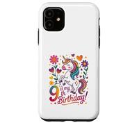 9 est Mon 9e Anniversaire Unicorn Rainbow Magic Coque pour iPhone 11