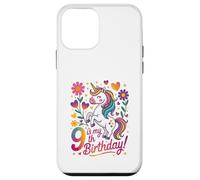 9 est Mon 9e Anniversaire Unicorn Rainbow Magic Coque pour iPhone 12 Mini