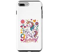 9 est Mon 9e Anniversaire Unicorn Rainbow Magic Coque pour iPhone 7 Plus/8 Plus