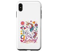 9 est Mon 9e Anniversaire Unicorn Rainbow Magic Coque pour iPhone XS Max