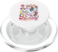 9 est Mon 9e Anniversaire Unicorn Rainbow Magic PopSockets PopGrip pour MagSafe