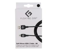 9 feet / 3 Meter long USB-C charging cable by FLOATING GRIP - 3M / 9 feet - Brig