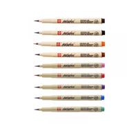 9 Feutres Pigma Micron Brush Sakura Pointe Pinceau Assortiment Couleur