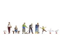 9 figurines d'agriculteurs NOCH 36629