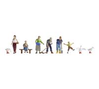 9 figurines d'agriculteurs NOCH 36629