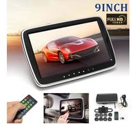 9'' HD Numérique LCD Voiture Appuie-tête Moniteur DVD Médias Lecteur USB MP5