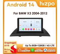 9 " Hizpo 2Din CarPlay Android Auto autoradio pour BMW X3 E83 2004 - 2012 GPS Navigation DSP RDS 4G BT Otca-Core Snapdragon6115 P3CP (4Core 2G 64G)