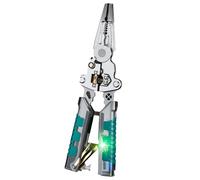 9 in 1 Foldable Wire Stripper with Electricity Measurement Plier for Cutting Pulling Wires Cable Electrician Scissors Professional Electrician Tool Kit Pliers