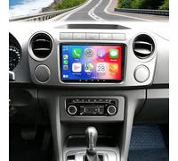 9 inch Android 14 Double Din Autoradio pour VW Amarok 2010-2015 Head Unit, 4+64G Touch Screen GPS Navi Bluetooth Radio Wireless Carplay Android Backup Camera WiFi FM/RDS Mirror Link