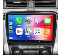 9 inch Double Din Autoradio pour Skoda Superb 2009-2015, 4+64G Android 14 Touch Screen Head Unit GPS Navi Bluetooth Radio with Wireless Carplay Android Backup Camera WiFi FM/RDS Mirror Link