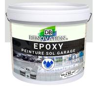 9 kg Gris très clair - RESINE EPOXY Peinture sol Garage béton - PRET A L'EMPLOI - Trafic intense - Etanche et résistante
