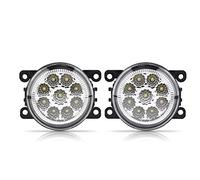 9 LED rond avant antibrouillard feux de jour DRL 4F9Z-15200-AA accessoire de remplacement de Modification de voiture remplacement pour Focus (blanc) pour antibrouillard led 207, feux