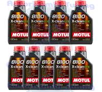 9 Litres Huile de Moteur Voiture MOTUL 8100 X-Clean Xclean Efe 5W-30 100% Synth