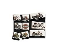 9 Mini Aimants Harley Davidson