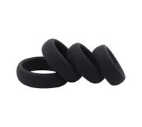 9 mm d'épaisseur anneau d'étirement élastique pour homme-frhlF96，Noir