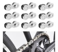 9 Paire Attache Rapide Chaîne, Connecteurs De Chaîne De Vélo, Vtt Fixation Rapide Pour Maillons， Pour Maillons De Chaîne De Vélo 6-7-8, 9, 10 Vitesses