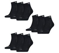 9 Paire Puma Quart Chaussettes Avec Frottee-Sohle 35 - 46 Unisexe Amorti Courtes