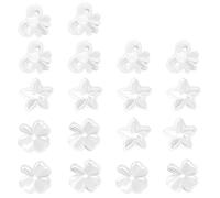 9 Paires de Boucles d'Oreilles Transparentes en Plastique, Hypoallergéniques, Invisibles, d'École, Résine