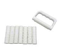 9 Pcs Clay Texture Roller, Printed Miniature Sculpting Tools with 8 Pattern and Handle Texture Roller for Clay Art