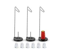 9 Pcs Cone Thread Holder Adjustable Single Thread Spool Holder Single Thread Stand Kit And Coil Cla 25-26s