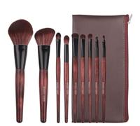 9 pcs de brosses de maquillage ensemble Brush Bross Brush de l'ombre de l'ombre super doux ensemble d'outils de beauté Brosse