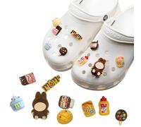 9 PCS La-bu Charmes de Chaussure, Charms de Chaussure, Décorations de Chaussures de Bricolage, pour Adultes, Femmes et Filles, Crocs Charms Accessoires