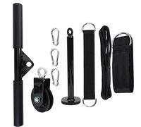 9 pcs Mettre DIY Fitness Equipment Charger Pin Trek triceps Entraînement Système de poulie Pulldown Haute Puissance Roue de câble silencieuse Portable Home Gym Entraînement Pignon Acier inoxydable