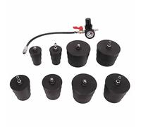 9 Pcs Turbo Leak Tester, Turbo System Leaking Tester Kit de Test de Fuite de Pression D'air de Turbocompresseur avec Testeur de Manomètre