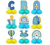 9 Piece Reusable Back to School Decorations Funny German Party Supplies