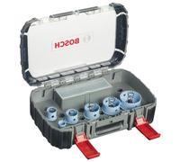 9-piece Sheet Metal holesaw set for electricians 22-64 mm