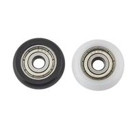9 pièces/12 pièces/14 pièces 625ZZ POM roulements roue à rouleaux ronde passive avec roue en plastique Nylon 5x21.5x7mm for pièces d'imprimante 3D(5x23x7mm White,12PCS)